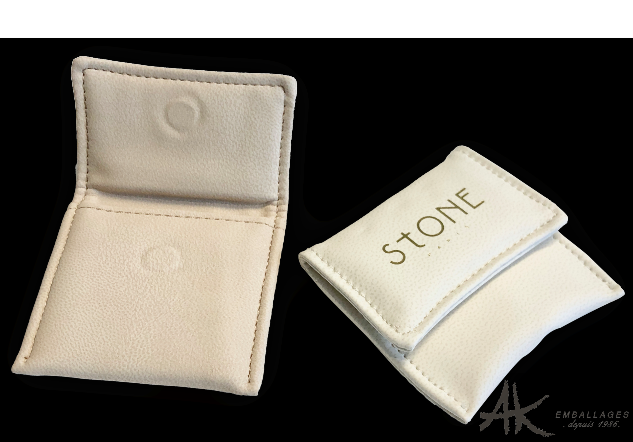POCHON EN CUIR SUR MESURE POUR BIJOUX